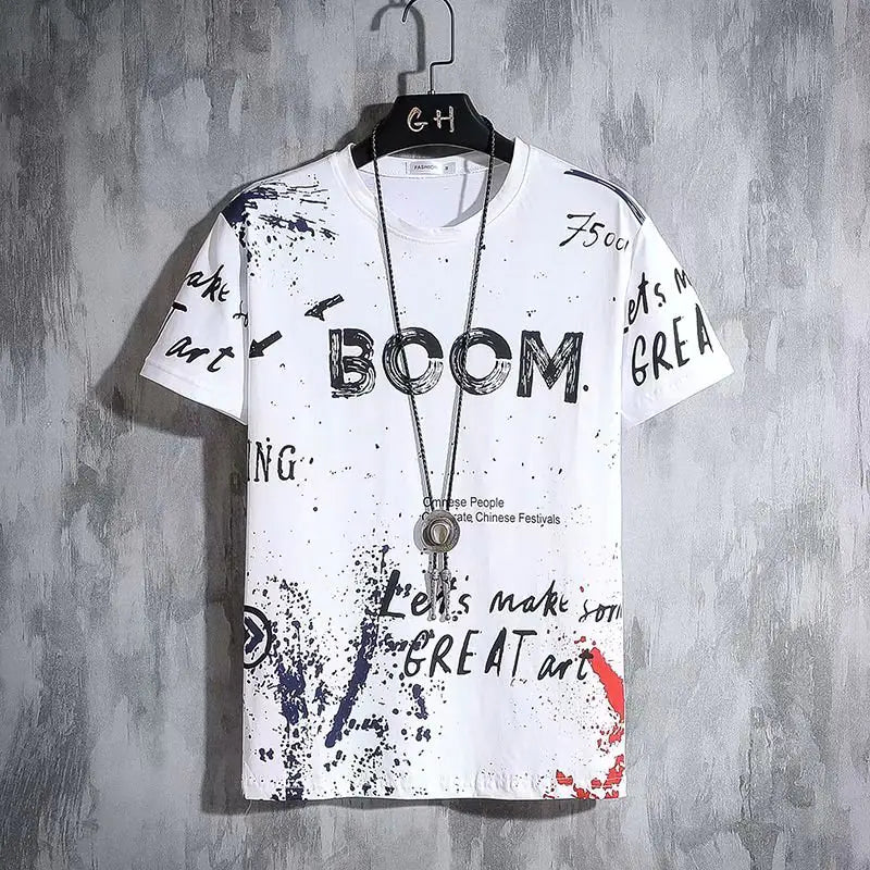 Men's Summer Short Sleeve Oversized T-Shirt