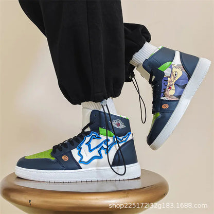 Summer Men's Breathable Couple Sneakers - Demon Slayer Design