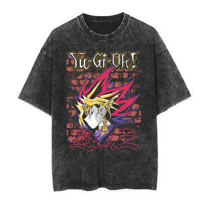 Vintage Yu Gi Oh Graphic T-Shirt for Men (Short Sleeve)