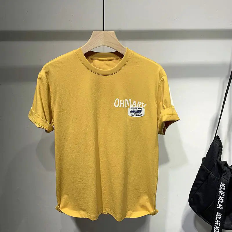 Men's Anime Streetwear Cotton T-Shirt - Summer Style