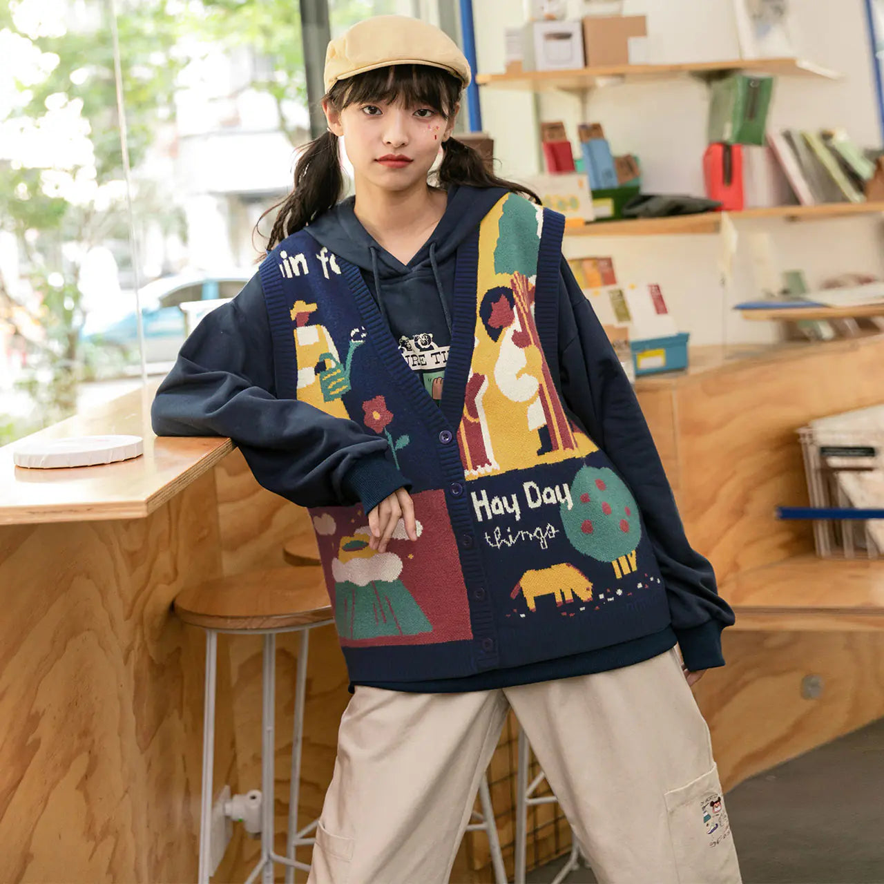 Retro Loose Sweater 2020 New Japanese Style