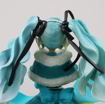 Hatsune Miku Snow In Summer Anime Figurine Display, Collectible Figure