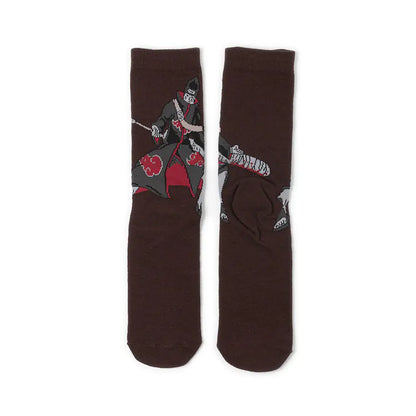 Cartoon Ninja Cotton Socks for Men - Trendy Wholesale