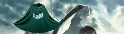 Attack on Titan Eren Cape and Uniform Costume
