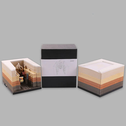 3D Paper Carving Tree House & Castle Calendar