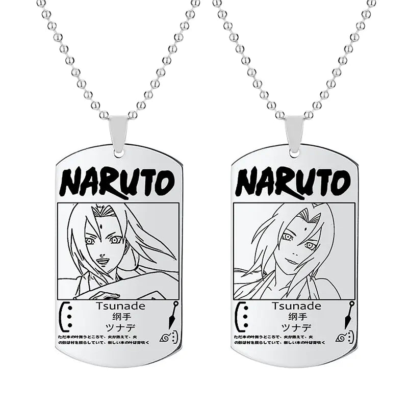 Anime Naruto Necklace with Keychain Pendant Gift