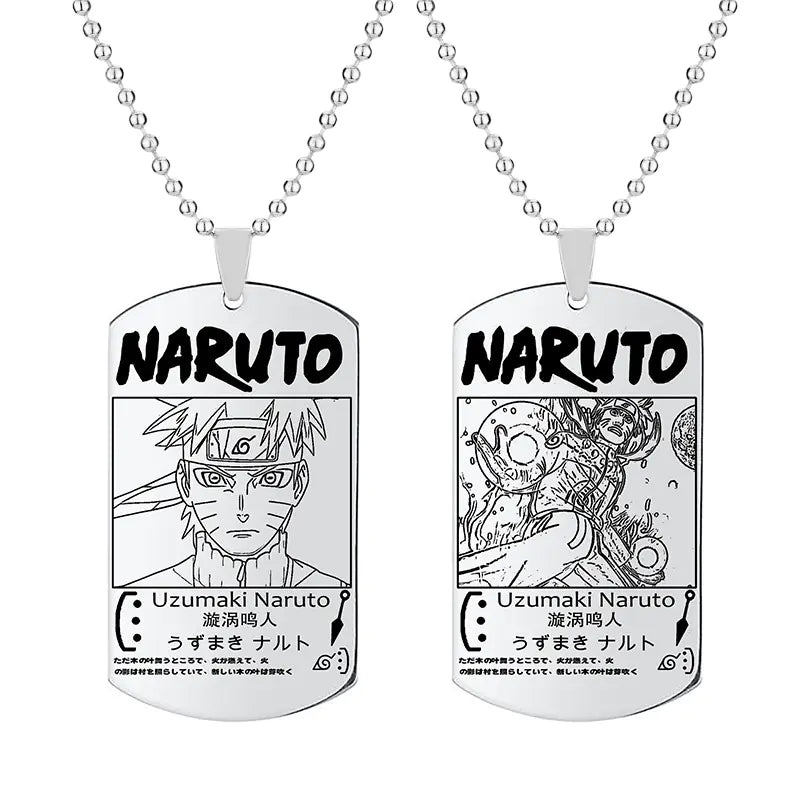 Anime Naruto Necklace with Keychain Pendant Gift