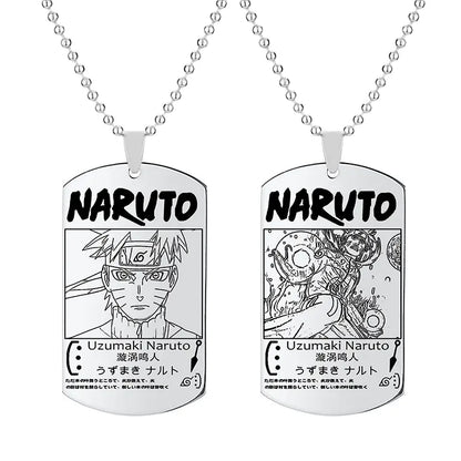 Anime Naruto Necklace with Keychain Pendant Gift