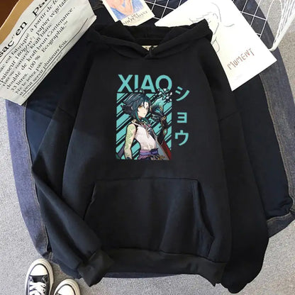 Couple Hooded Fleece Pullover Sweater