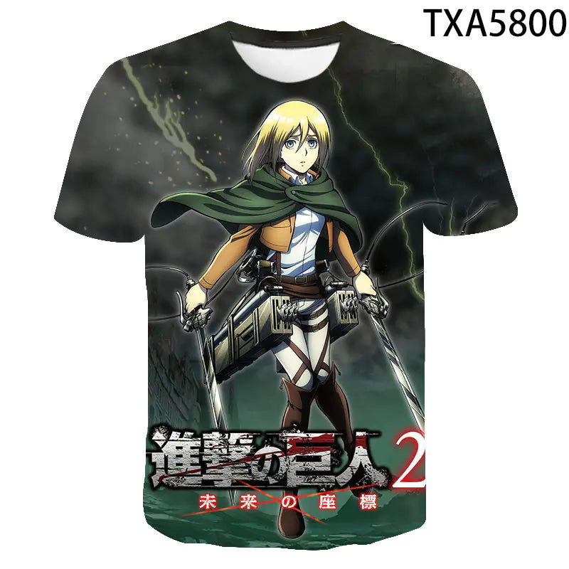 Attack On Titan Unisex Crew Neck T-Shirt