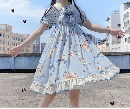 Original Design Japanese Lolita Dress - Moon Island OP