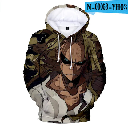 My Hero Academia 3D Printed Hooded Sweatshirt