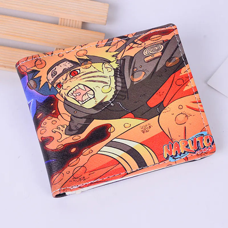 New Anime Short Wallet - One Piece Cartoon Design