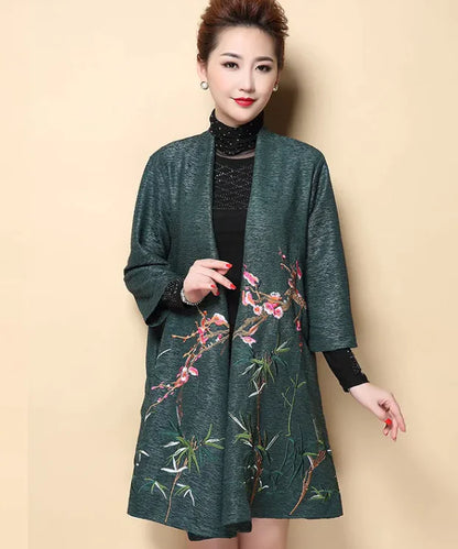 Embroidered Jacket Cardigan