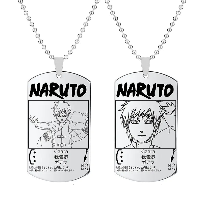 Anime Naruto Necklace with Keychain Pendant Gift