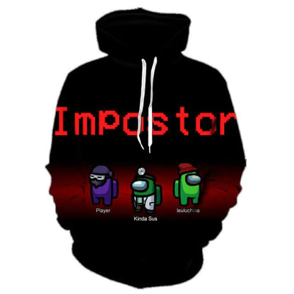 Futuristic 3D Printed Hoodie for Adults and Kids