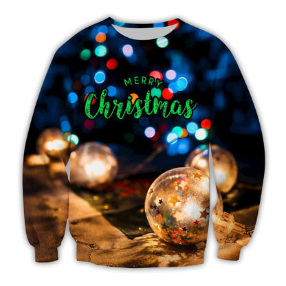 3D Digital Printed Christmas Sweatshirt