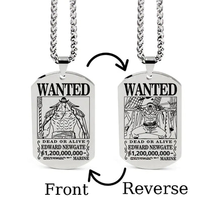 One Piece Inspired Necklace Pendant with Keychain