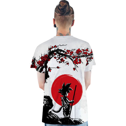 Dragon Ball 3D Digital Print Short Sleeve T-Shirt