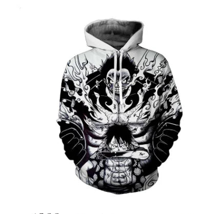 One Piece Luffy Series 3D Hoodie for Men and Women