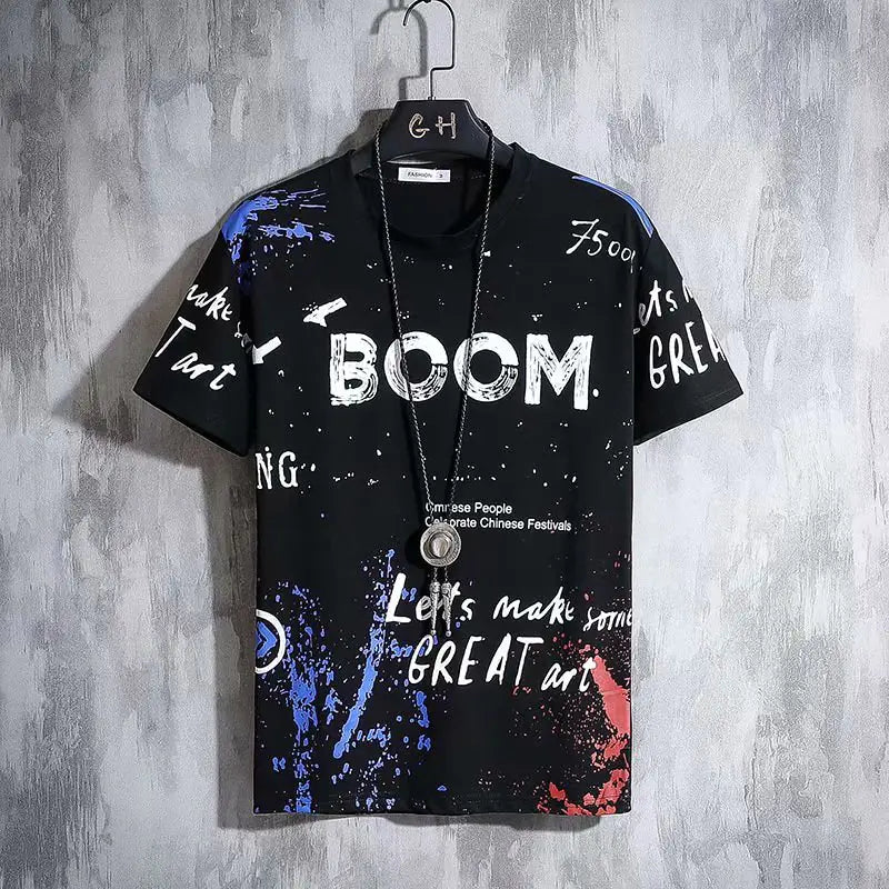 Men's Summer Short Sleeve Oversized T-Shirt