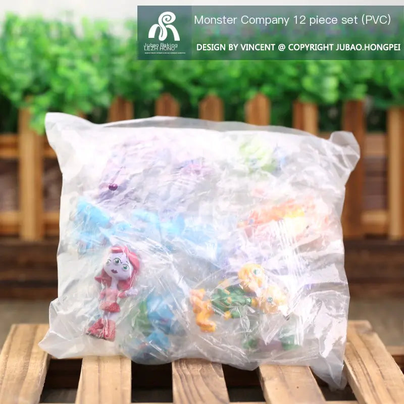 12Pcs Monsters University Mike Sully Monsters Pixar Action Figure Kids Gifts Toy