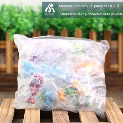 12Pcs Monsters University Mike Sully Monsters Pixar Action Figure Kids Gifts Toy