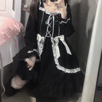 Japanese Style Cute Long Sleeve Princess Dress