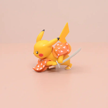 Pikachu Transformation Zenitsu Figure - Anime Model Decor