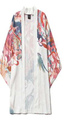 Japanese Retro Ukiyo-e Dragon Hanfu Loose Shirt