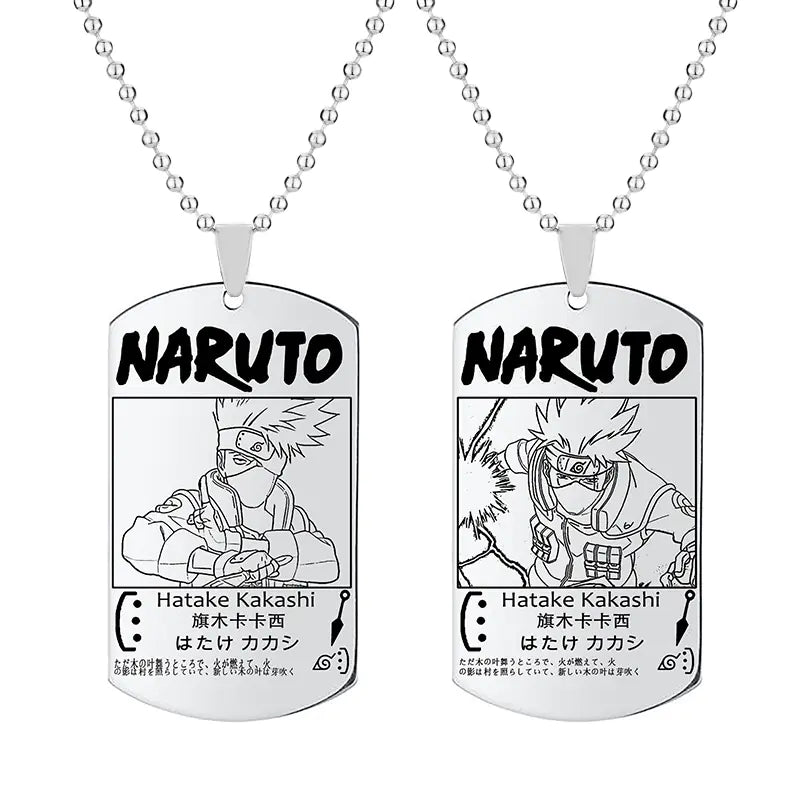 Anime Naruto Necklace with Keychain Pendant Gift