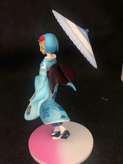 Isekai Kimono Rem Figure - Ukiyo-e Model Collectible