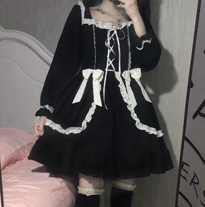 Japanese Style Cute Long Sleeve Princess Dress