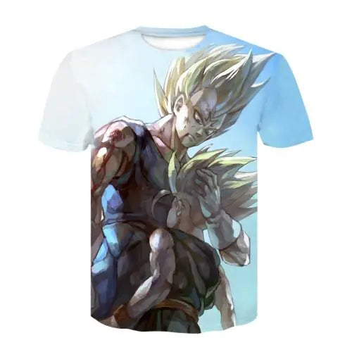 Cartoon Dragon Ball Printed T-Shirt