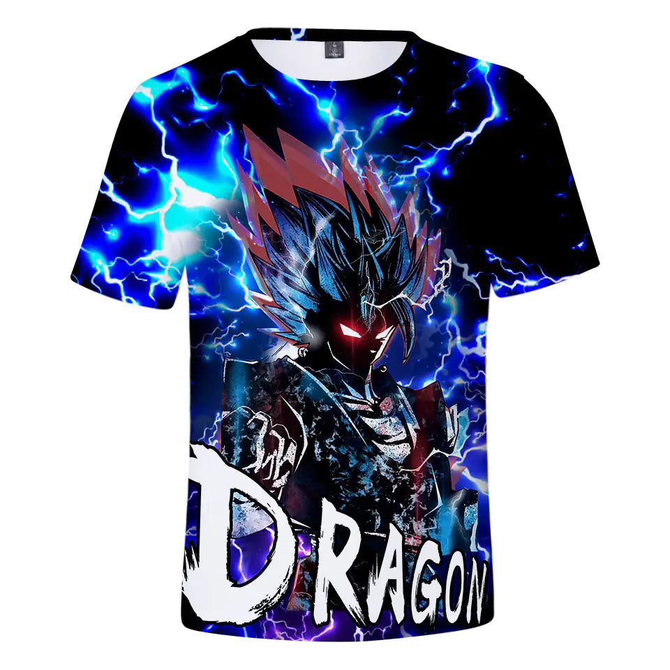 Cartoon Dragon Ball Printed T-Shirt