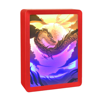 Chinese Style Anime Night Light - 3D Dragon Shadow Lamp