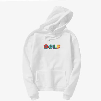 Harajuku Style Hooded Sweatshirt with COLF Print