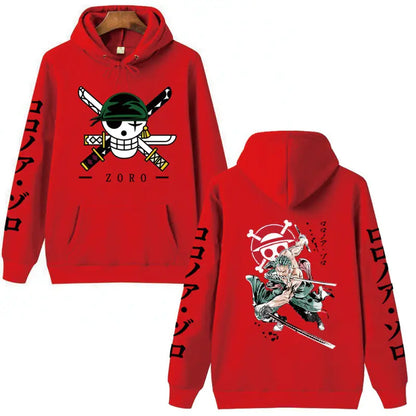 ONE PIECE Luffy Zoro Unisex Hoodie for Spring/Fall