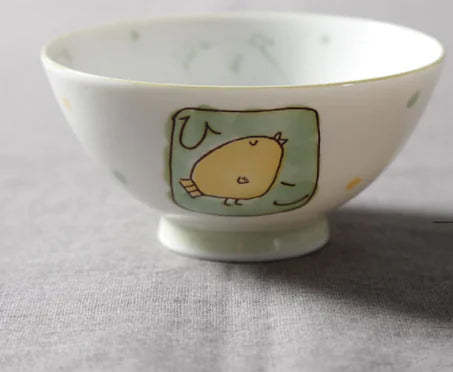 Animal Cartoon Rice Bowl Set for Kids