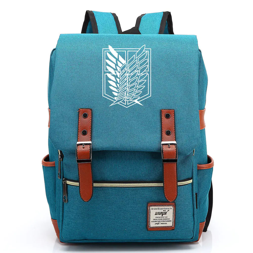 Attack on Titan Anime Backpack for Students, Unisex