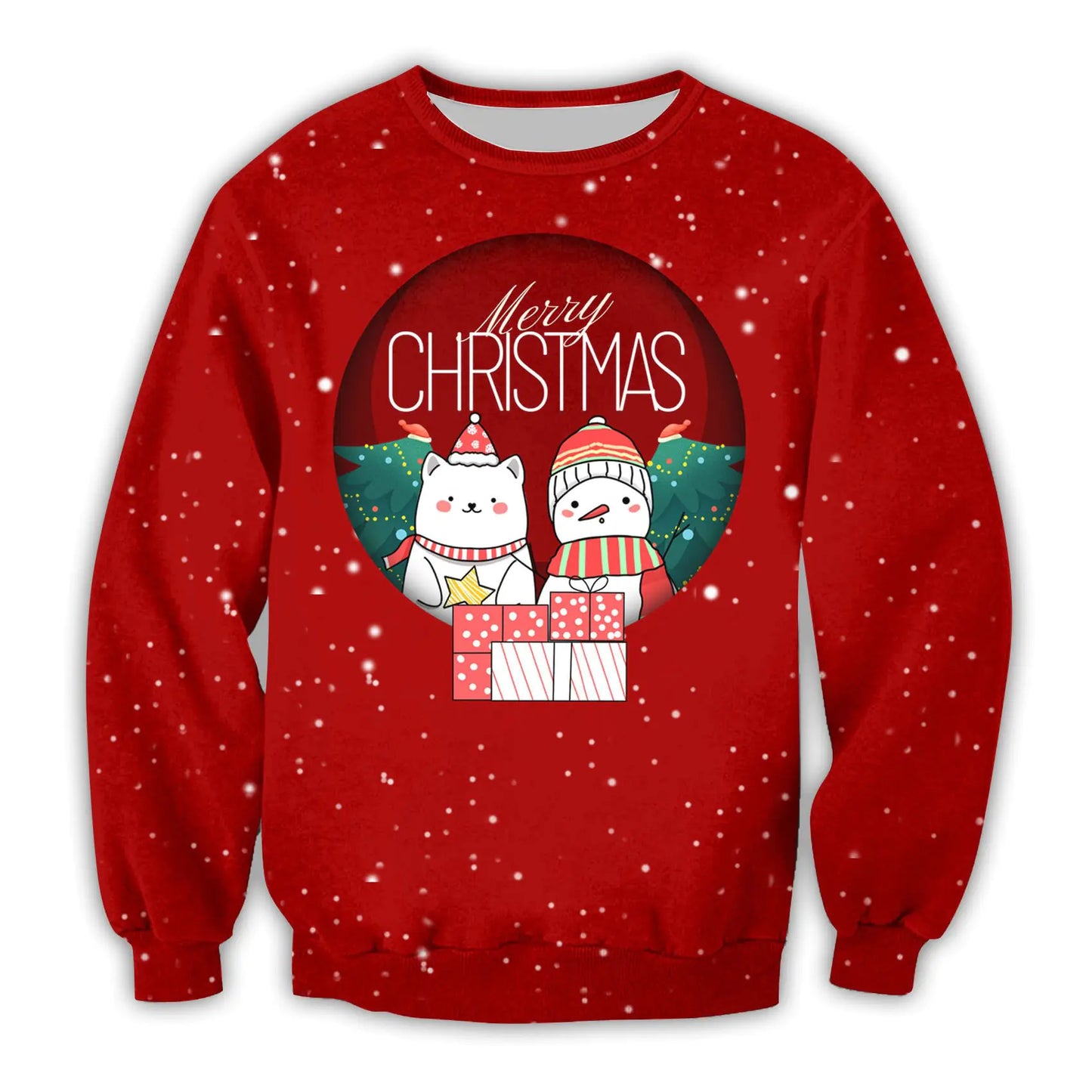 3D Digital Printed Christmas Sweatshirt