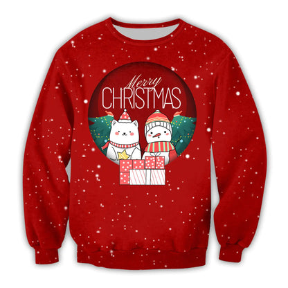 3D Digital Printed Christmas Sweatshirt