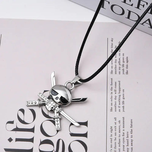 One Piece Luffy Straw Hat Pendant Necklace