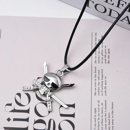 One Piece Luffy Straw Hat Pendant Necklace