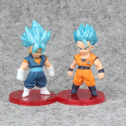 Dragon Ball Q Version Figures: Goku, Vegeta, Frieza Models