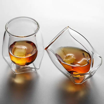 Whiskey Glasses - Set of Glass Drinkware