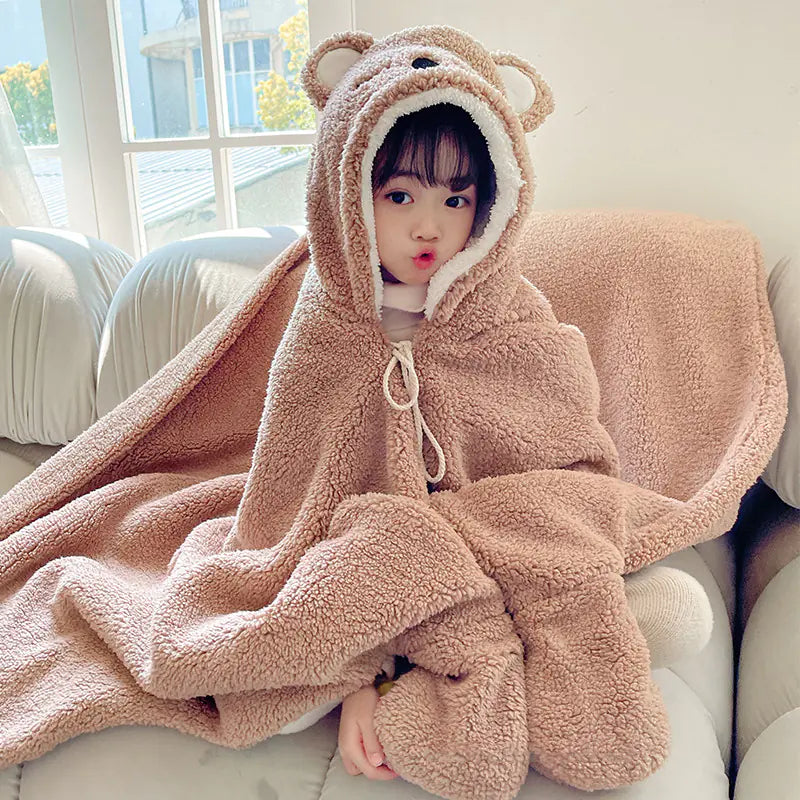 Winter Warm Shawl Blanket Cloak for Women