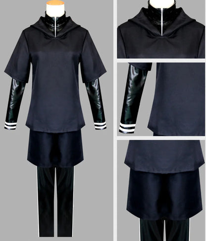 Tokyo Ghoul Kaneki Ken Cosplay Costume with Mask