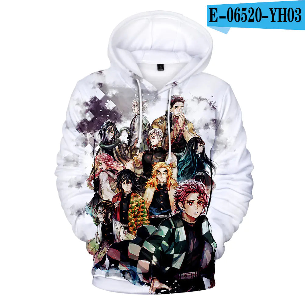 Demon Slayer Tanjiro Kamado 3D Hooded Sweatshirt
