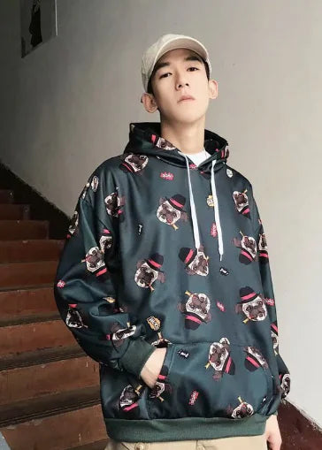 Harajuku Hip Hop Sweatshirt Jacket